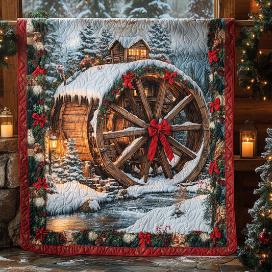 Frosted Wheel of Joy Quilted Blanket NCU0XD520