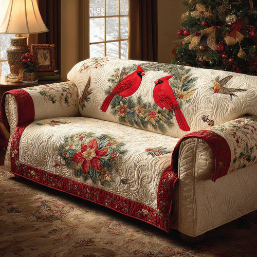 Frosted Wings Quilted Sofa Cover NCU0DV8512