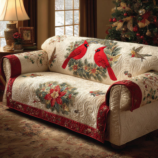 Frosted Wings Quilted Sofa Cover NCU0DV8512