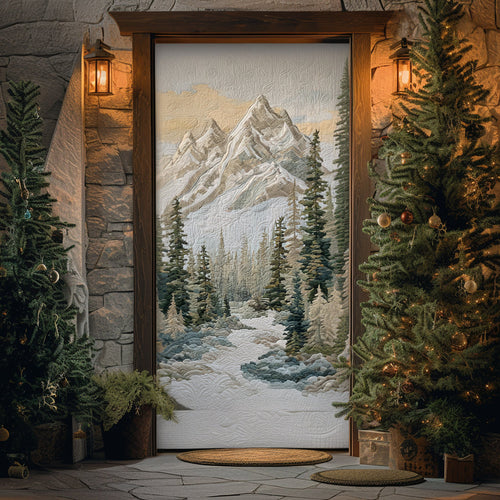 Frosted Woods Quilted Door Cover NCU0DV8767