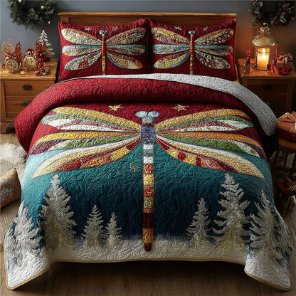 Frostfire Wings 3-Piece Quilted Bedding Set NCU0PT10661