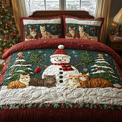 Frostlight 3-Piece Quilted Bedding Set NCU0DV7800