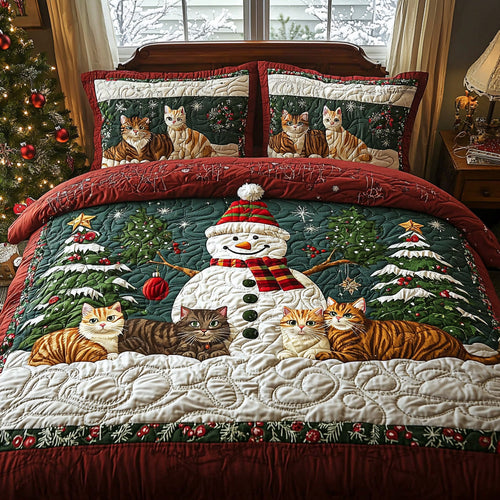 Frostlight 3-Piece Quilted Bedding Set NCU0DV7800