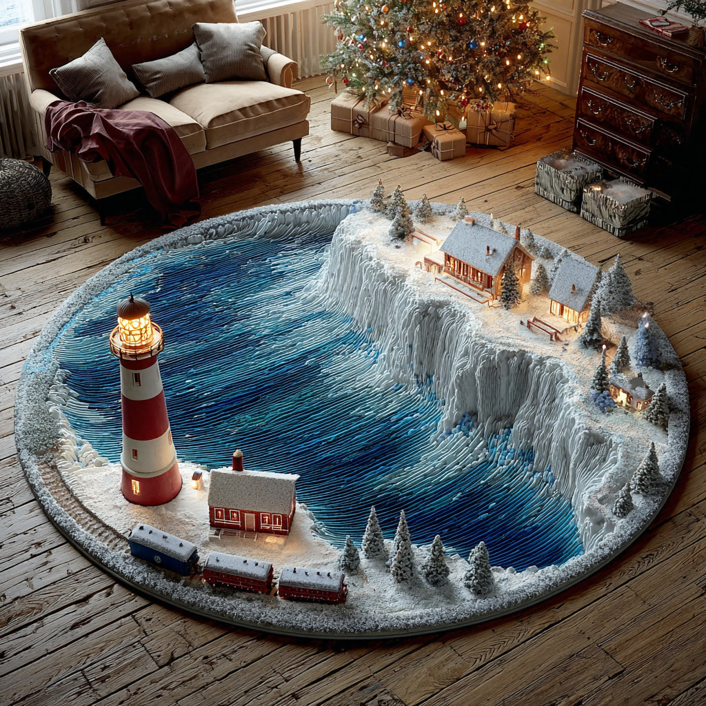 Frostlight Horizon Round Carpet NCU0TD1749