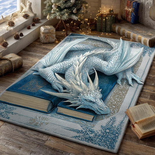 Frostwing Crystal Dragon Area Rug NCU0XD2159
