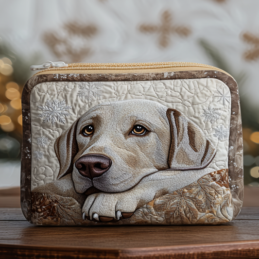 Frosty Gaze Quilted Zipper Pouch NCU0NT9710