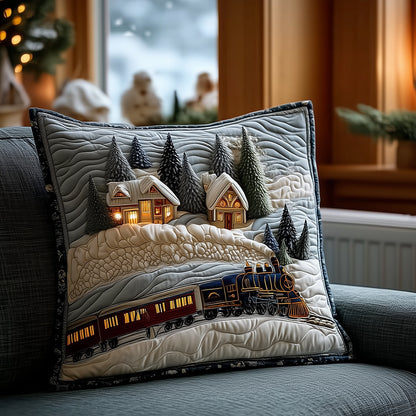 Frosty Rail Whispers Quilted Pillow Case NCU0TH3431