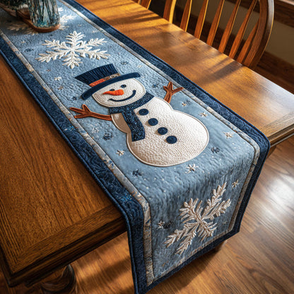 Frosty Cheer Quilted Table Runner NCU0TV219