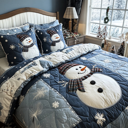 Frosty Delight 3-Piece Quilted Bedding Set NCU0DV8520