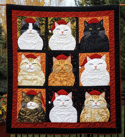 Frosty Feline Quilted Blanket NCU0PT535