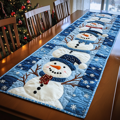 Frosty Festivity Quilted Table Runner NCU0DK1283