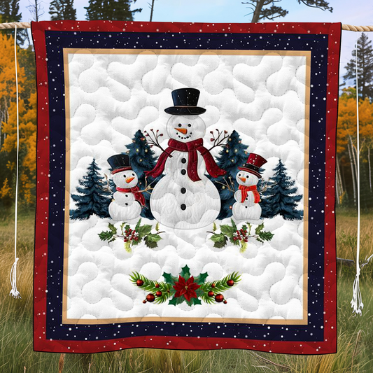 Frosty Friends Quilted Blanket NCU0DK3781