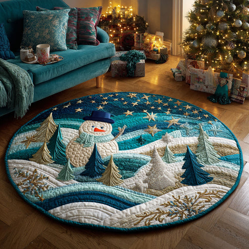 Frosty Hills Quilted Round Mat NCU0TV162