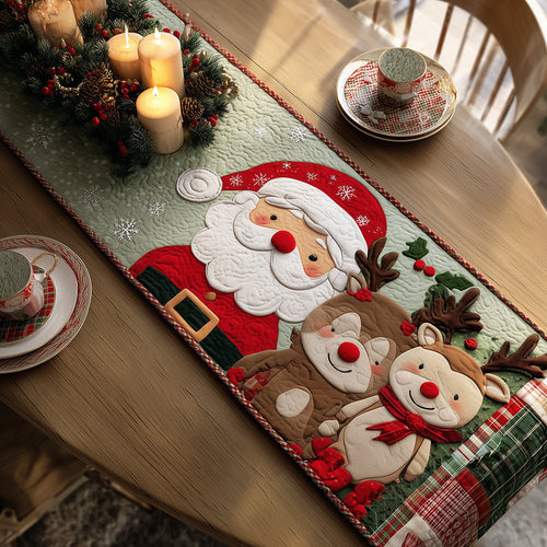 Frosty Hug Quilted Table Runner NCU0TH3421