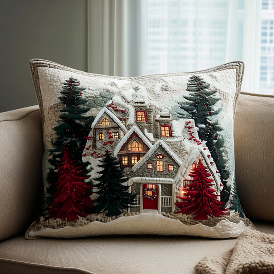 Frosty Night Quilted Bedding Pillow Case NCU0DK11374