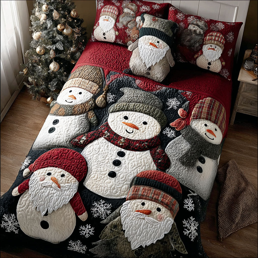 Frosty Nights 3-Piece Quilted Bedding Set NCU0PT10515