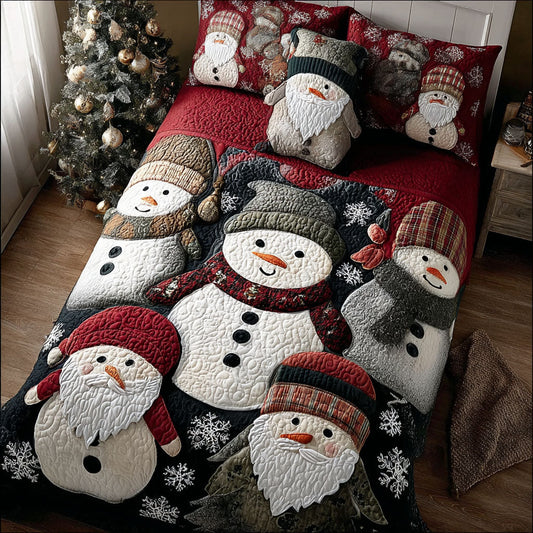 Frosty Nights 3-Piece Quilted Bedding Set NCU0PT10515