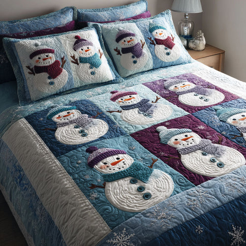 Frosty Nights 3-Piece Quilted Bedding Set NCU0TV1060