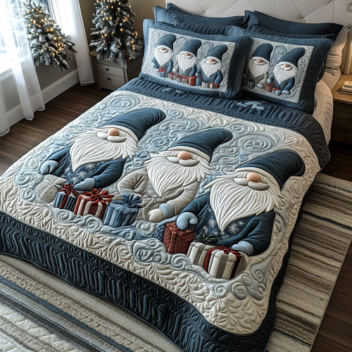 Frosty Path Quilted Bedding Set NCU0DV1913