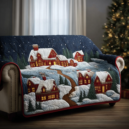 Frosty Path Quilted Sofa Cover NCU0DK11479