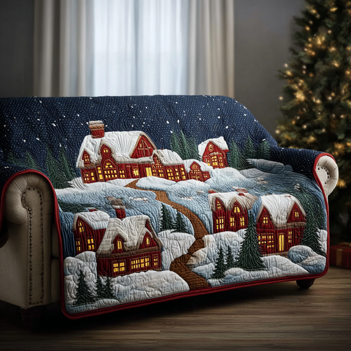 Frosty Path Quilted Sofa Cover NCU0DK11479