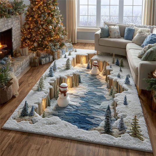 Frosty Pathway Area Rug NCU0PT10489