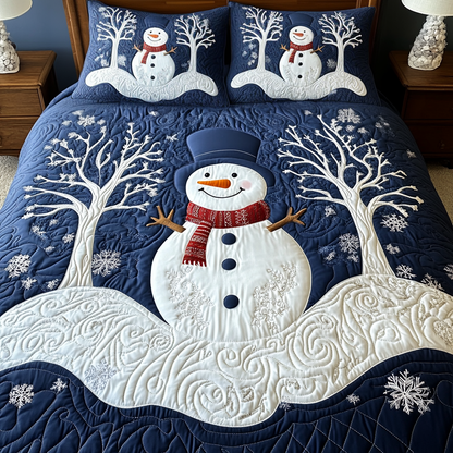 Frozen Magic 3-Piece Quilted Bedding Set NCU0VH1004