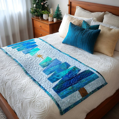 Frozen Woods Quilted Bed Runner NCU0TV383