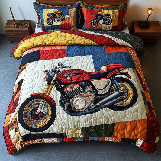 Full Throttle Fantasy 3-Piece Quilted Bedding Set NCU0PT5702