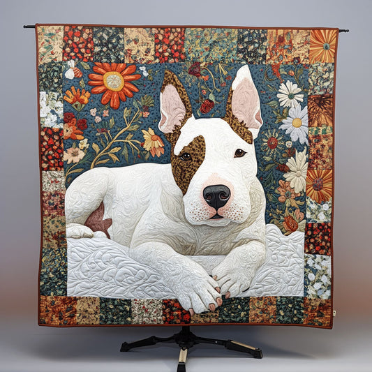 Fur and Flowers Harmony Quilted Blanket NCU0PT3844