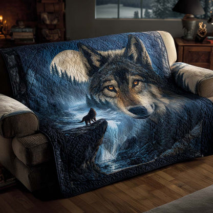 Furry Guardian Quilted Sofa Cover NCU0NT11009