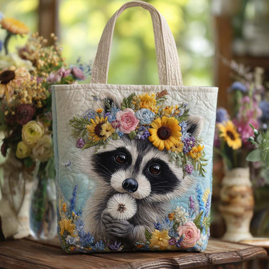 Furry Rascal Quilted Tote Bag NCU0NT9225