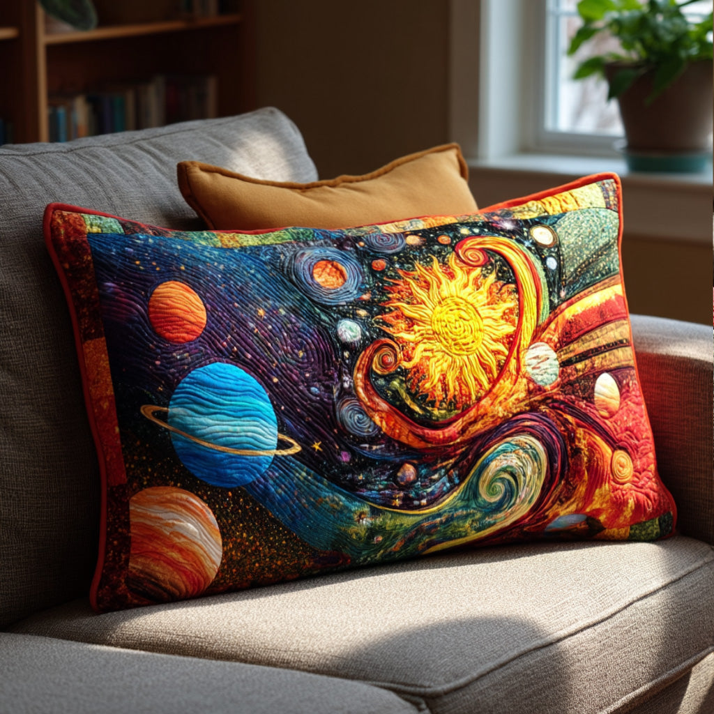 Galactic Peace Path Quilted Bedding Pillow Case NCU0PT9905