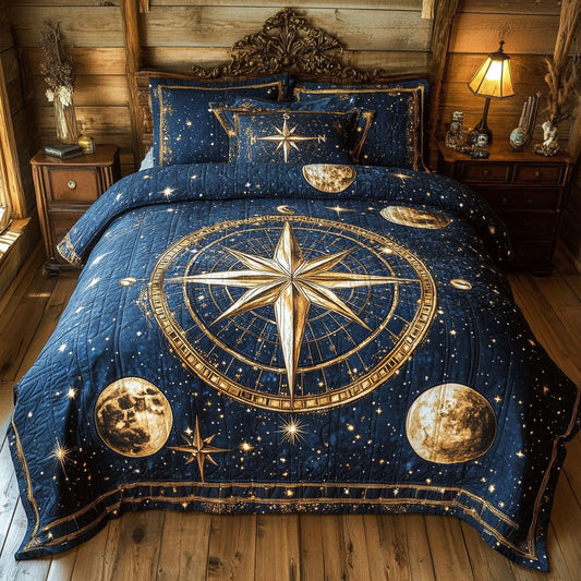 Galactic Direction 3-Piece Quilted Bedding Set NCU0PT3376
