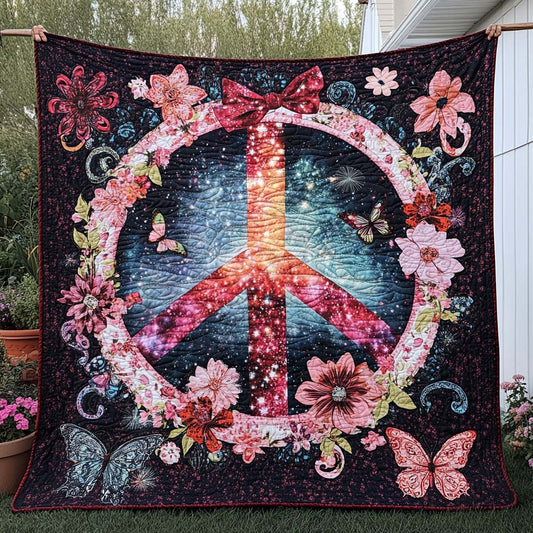 Galactic Peace Quilted Blanket NCU0NT7749