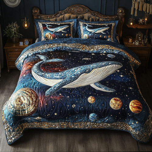 Galactic Tides 3-Piece Quilted Bedding Set NCU0PT3761
