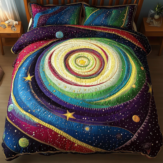 Galactic Wonder 3-Piece Quilted Bedding Set NCU0DK4480