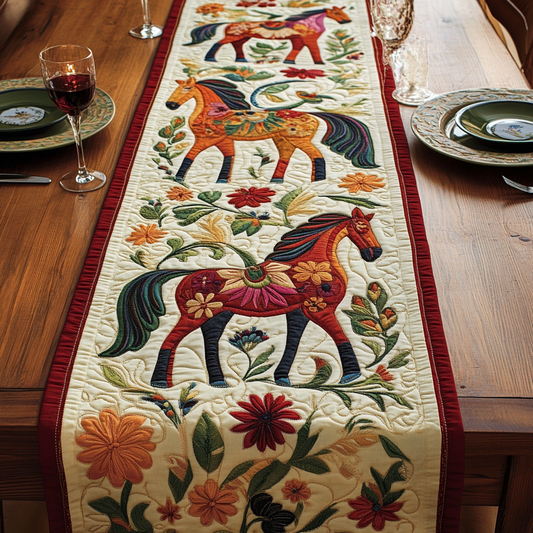 Gallop Bloom Quilted Table Runner NCU0VH4928
