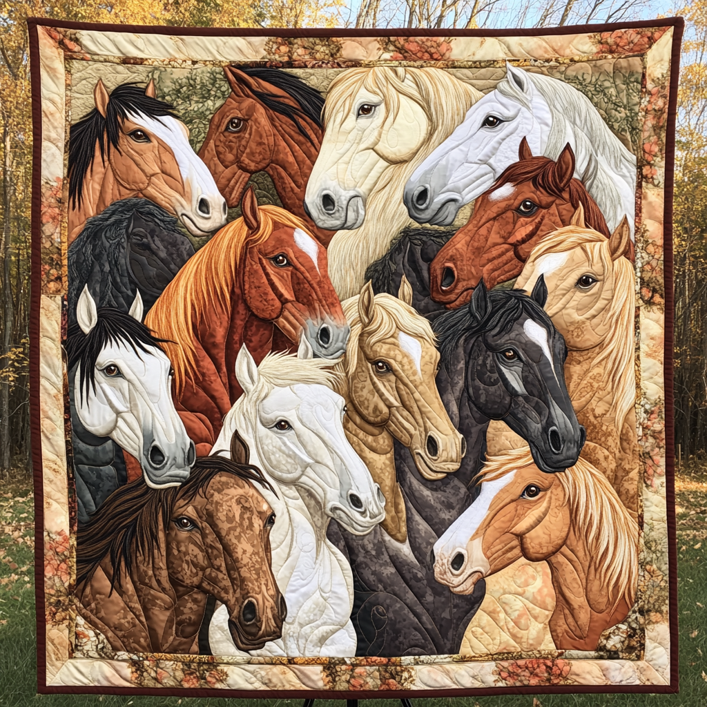 Gallop Grace Quilted Blanket NCU0DK3880