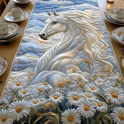 Galloping Daisies Quilted Table Runner NCU0DV4995