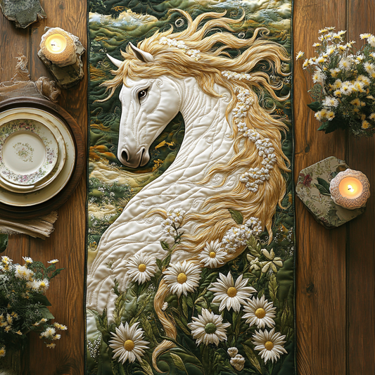 Galloping Meadow Quilted Table Runner NCU0DV5003