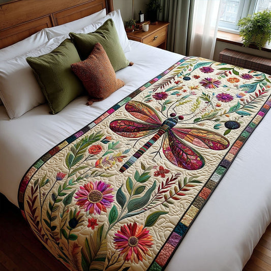 Garden Breeze Quilted Bed Runner NCU0PT8417