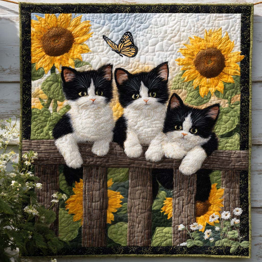 Garden Cat Quilted Blanket NCU0NT8914