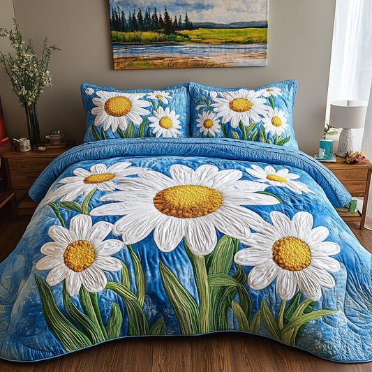 Garden Comfort 3-Piece Quilted Bedding Set NCU0VH4851