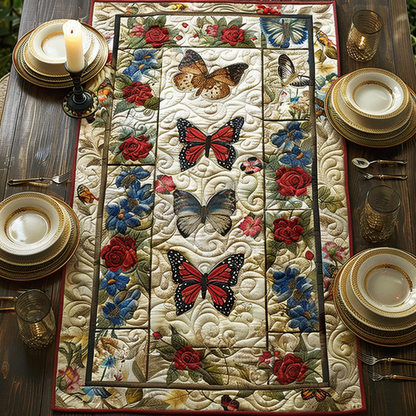 Garden Dancer Quilted Table Runner NCU0DV3434