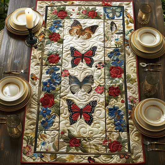 Garden Dancer Quilted Table Runner NCU0DV3434