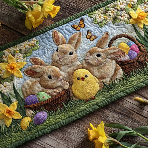 Garden Delight Quilted Table Runner NCU0NT12268