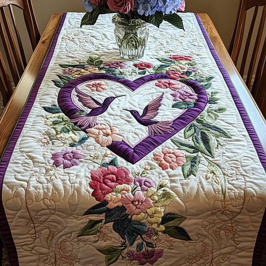 Garden Embrace Quilted Table Runner NCU0VH2628