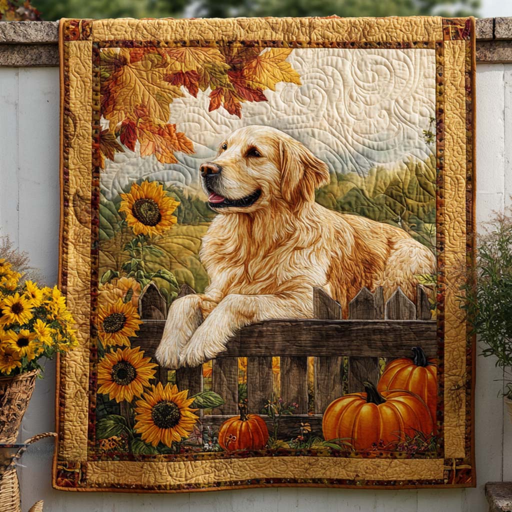Garden Fence Quilted Blanket NCU0NT8969