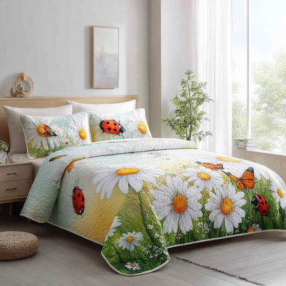 Garden Giggle 3-Piece Quilted Bedding Set NCU0VL3312